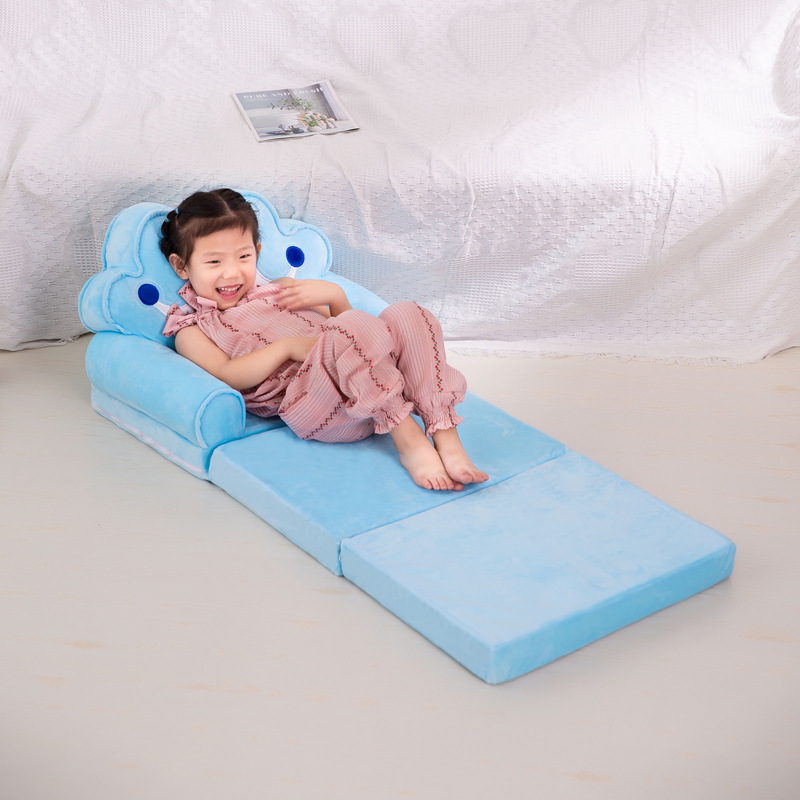 Children&#039;s Small Sofa Cartoon Princess Baby Girl Folding Seat Recliner Boy Single Lazy Sofa Tatami Wholesale