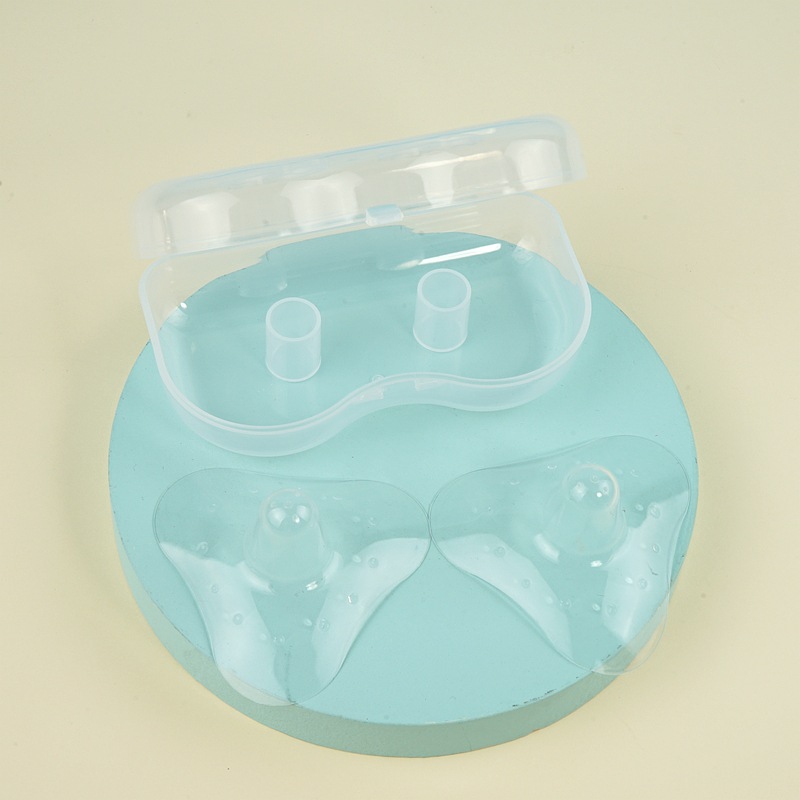 Triangle Silicone Nipple Shields Soft Silicone Nipple Protector Pair with PP Box Package Wholesale Maternal Supplies Triangle Silicone Nipple Shields Soft Silicone Nipple Protector Pair with PP Box Package Wholesale Maternal Supplies