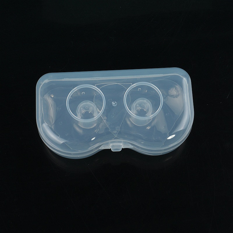 Triangle Silicone Nipple Shields Soft Silicone Nipple Protector Pair with PP Box Package Wholesale Maternal Supplies Triangle Silicone Nipple Shields Soft Silicone Nipple Protector Pair with PP Box Package Wholesale Maternal Supplies