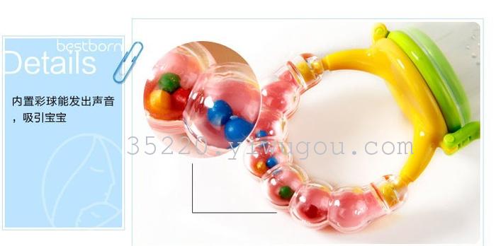 baby food feeder baby furit feeder baby meat feeder silicone nipple S/M/L three size