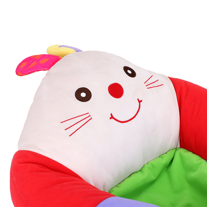 Cute Creative Cartoon Animal Infant Plush Sofa Baby Learn to Sit and Play Seat Mouth Infant Toys Wholesale