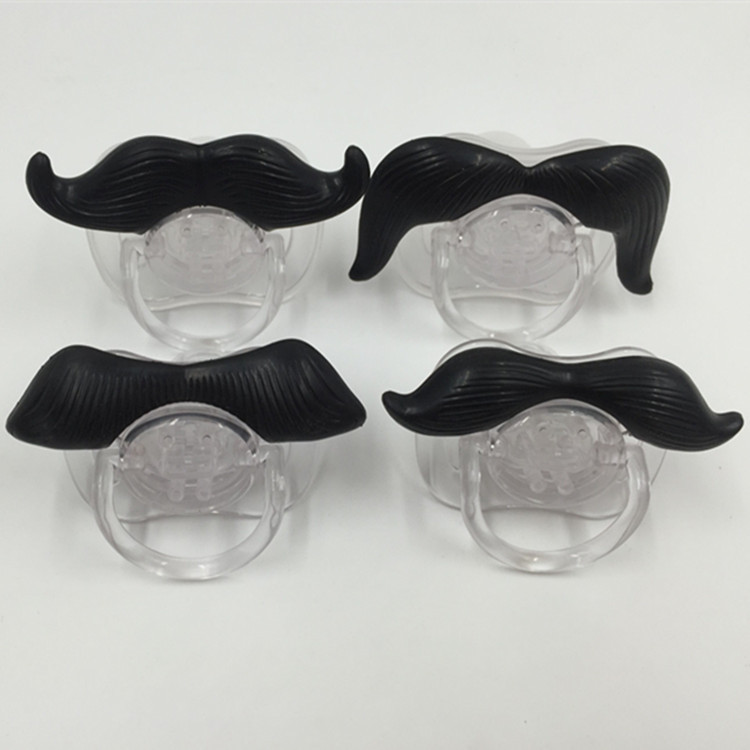 Factory Direct Supply Beard Nipple Baby Funny Beard Pacifier Pacifier Baby Silicone Nipple