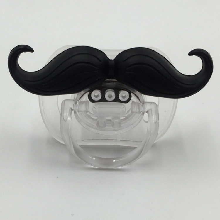 Factory Direct Supply Beard Nipple Baby Funny Beard Pacifier Pacifier Baby Silicone Nipple