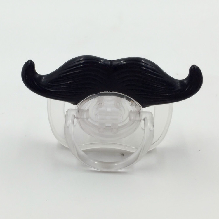 Factory Direct Supply Beard Nipple Baby Funny Beard Pacifier Pacifier Baby Silicone Nipple