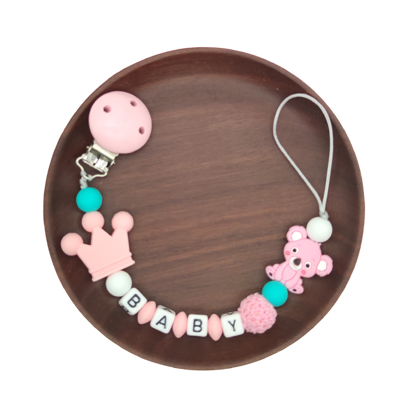 INS Hot Sale Silicone Nipple Chain Baby Products Drop-Preventing Chain Molar Chain Amazon Pacifier Clip INS Hot Sale Silicone Nipple Chain Baby Products Drop-Preventing Chain Molar Chain Amazon Pacifier Clip