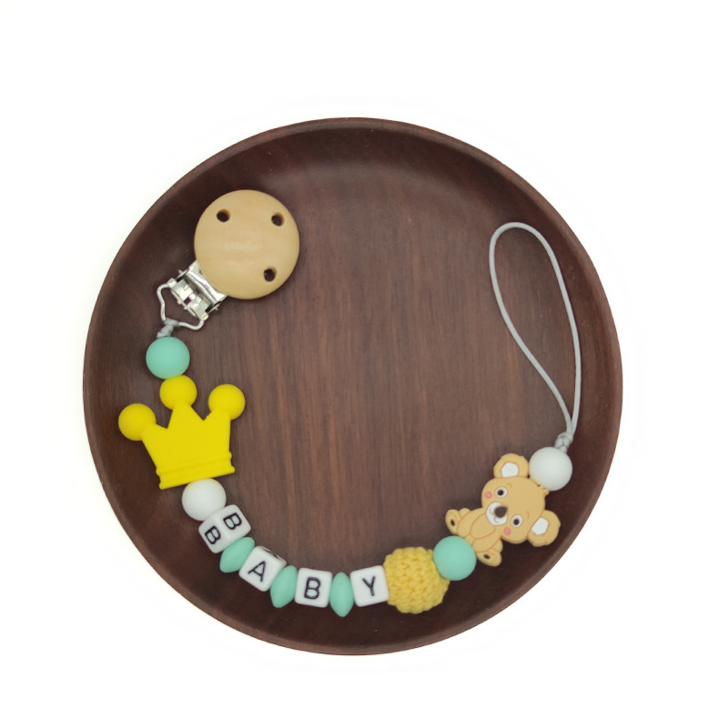 INS Hot Sale Silicone Nipple Chain Baby Products Drop-Preventing Chain Molar Chain Amazon Pacifier Clip INS Hot Sale Silicone Nipple Chain Baby Products Drop-Preventing Chain Molar Chain Amazon Pacifier Clip