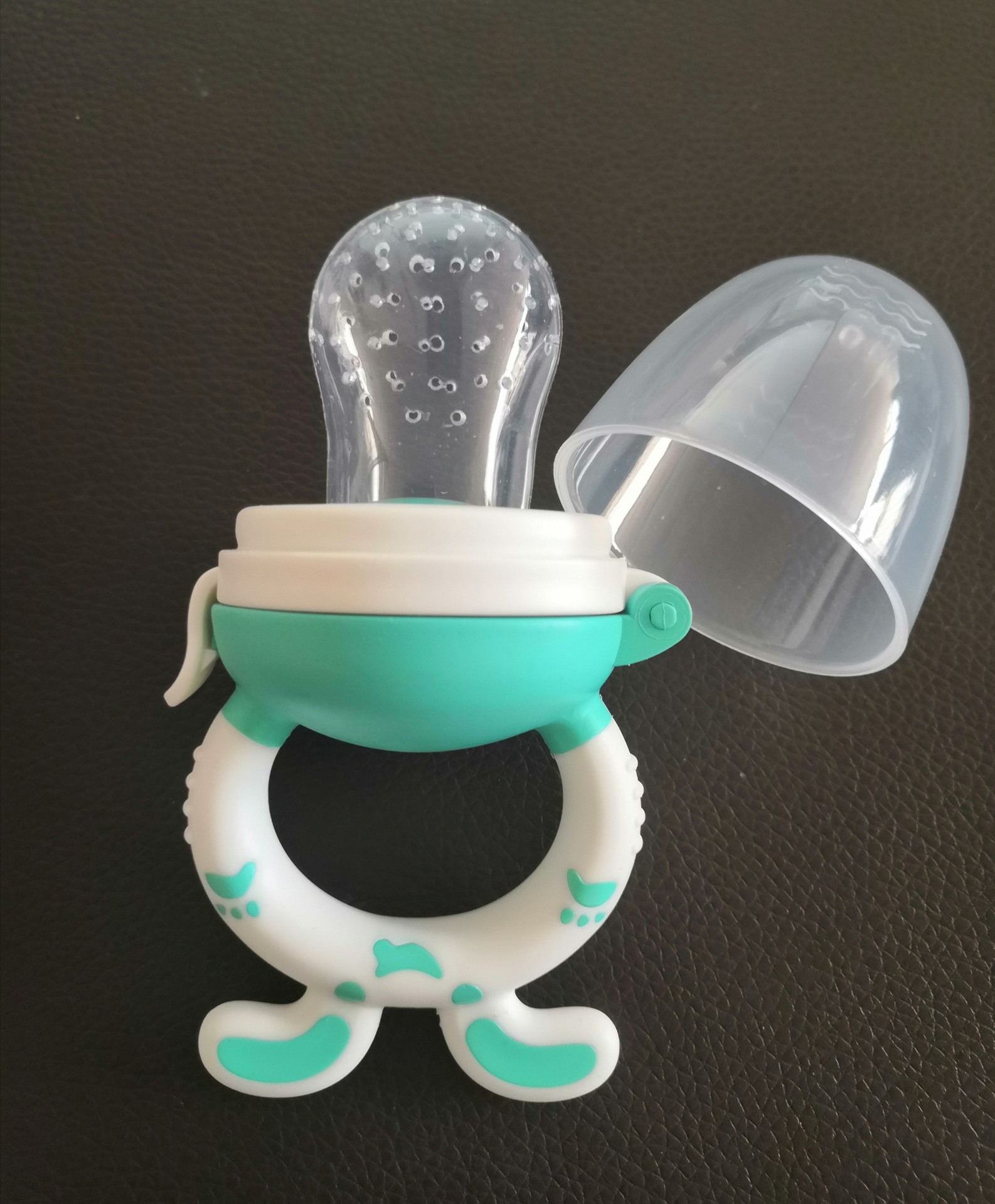 Baby Fruit and Vegetable Music Complementary Food Teether Baby Fruit Teether Happy Bite Pacifier Silicone Nipple