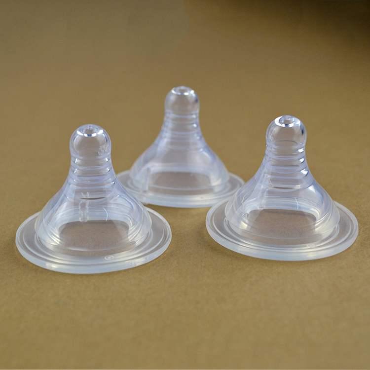 Wide caliber liquid silicone nipple can be equipped with wide mouth bottle breast nipple feeling Wide caliber liquid silicone nipple can be equipped with wide mouth bottle breast nipple feeling