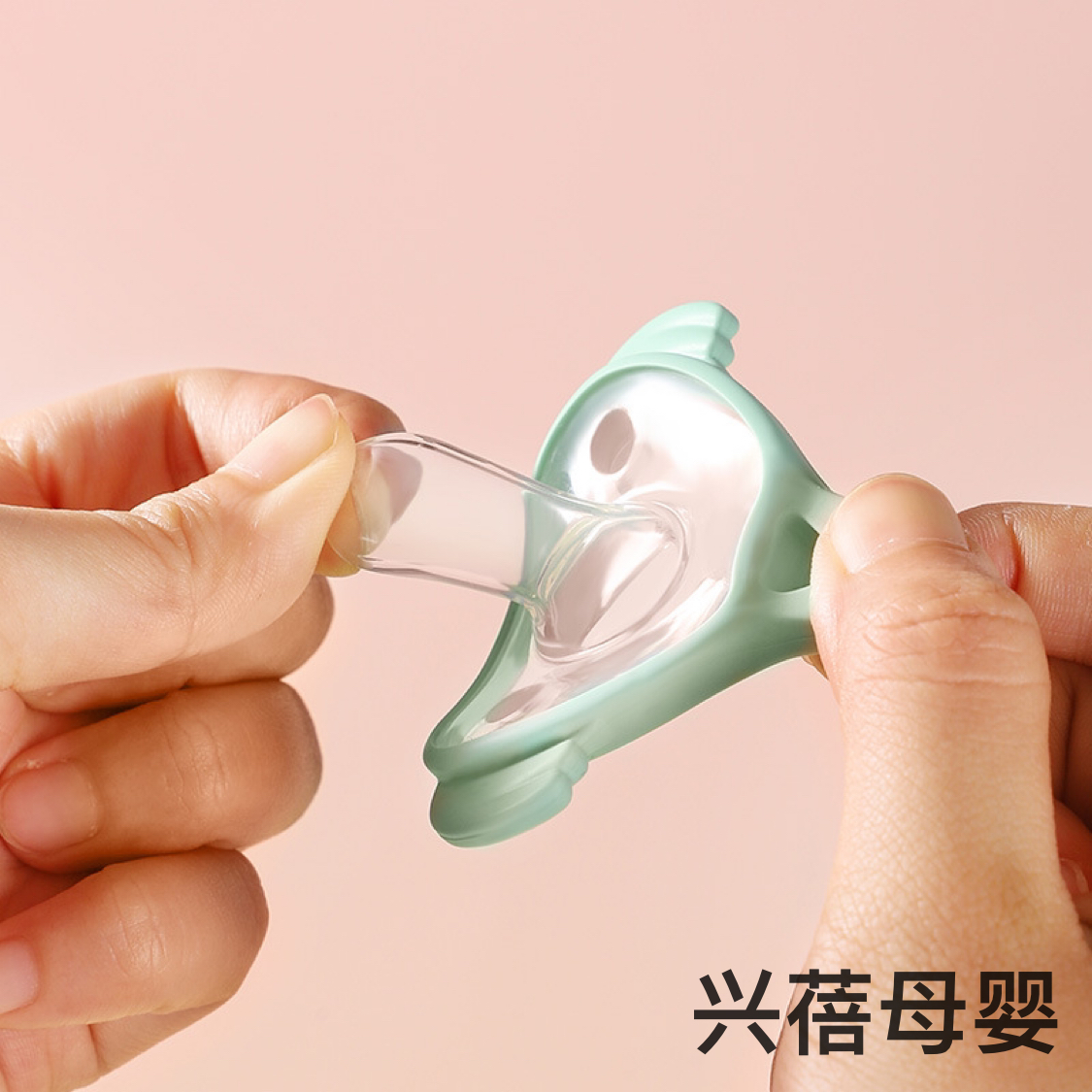 Baby Pacifier Baby Liquid Silicone Nipple round Head Pacifier Baby Pacifier OEM Wholesale