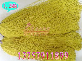 Bright yellow 0.12CM elastic ropes imported elastic string gloves accessories factory direct