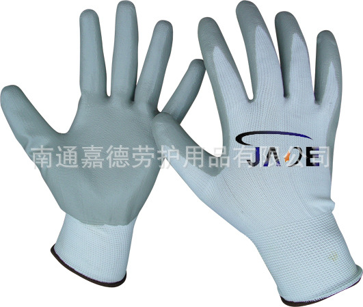 Factory Direct Nitrile gloves! 100% nylon inner, imported nitrile latex, stable Supply