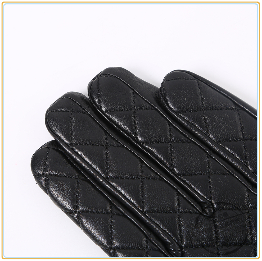 Tiger King New Men's Plaid Imported Sheepskin Autumn and Winter Warm Leather Gloves Outdoor Riding Motorcycle Tiger King New Men's Plaid Imported Sheepskin Autumn and Winter Warm Leather Gloves Outdoor Riding Motorcycle