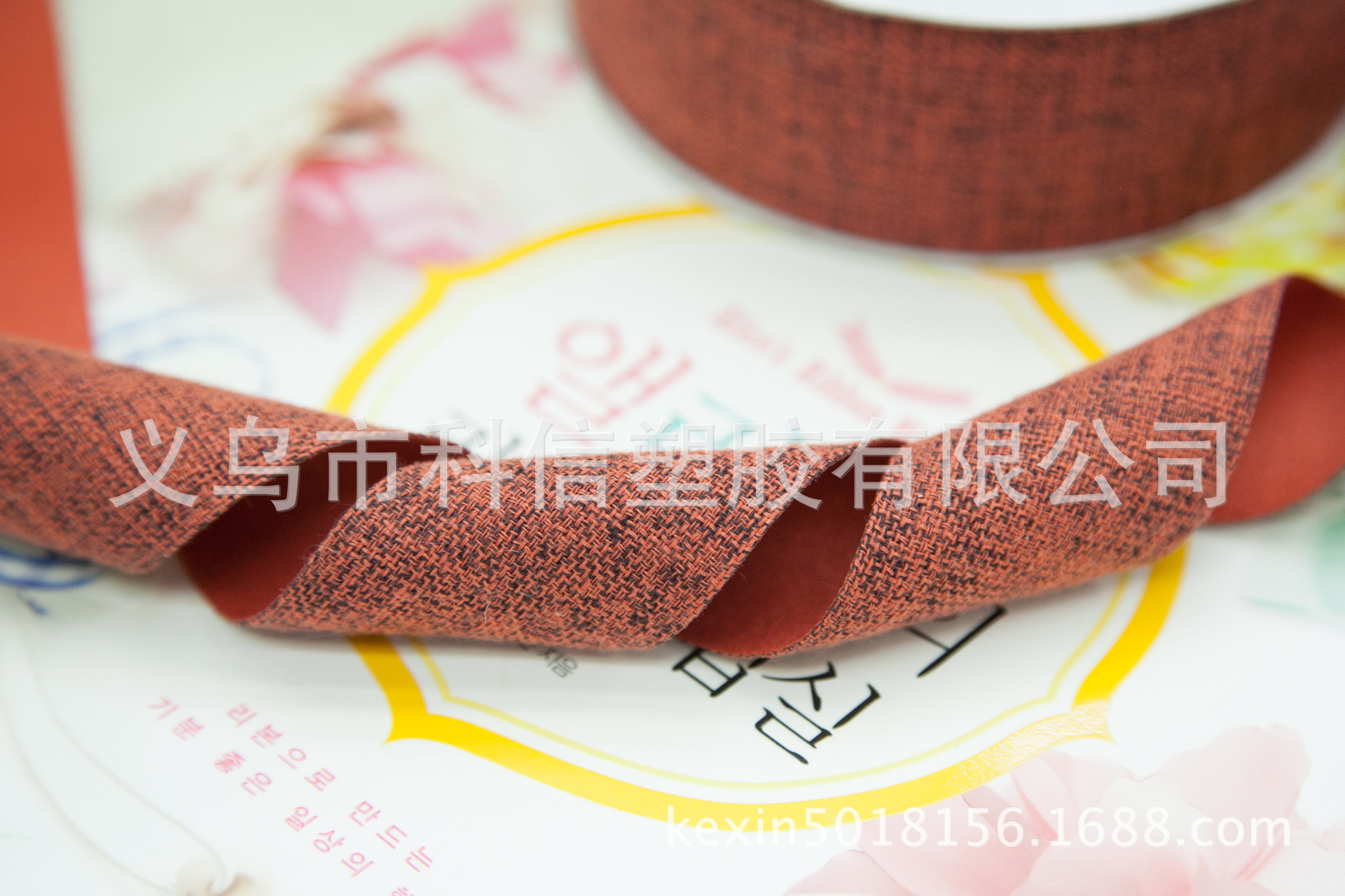 South Korea Imported Ribbon Colored Dots Cotton Room DIY Handmade Hair Bow Material Hat Accessories Gift Box Packaging