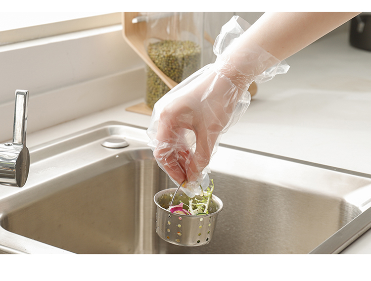 Pulito Disposable Removable Gloves Imported from South Korea Mixed Vegetables Sanitary Gloves Cleaning 100 PCs Plastic