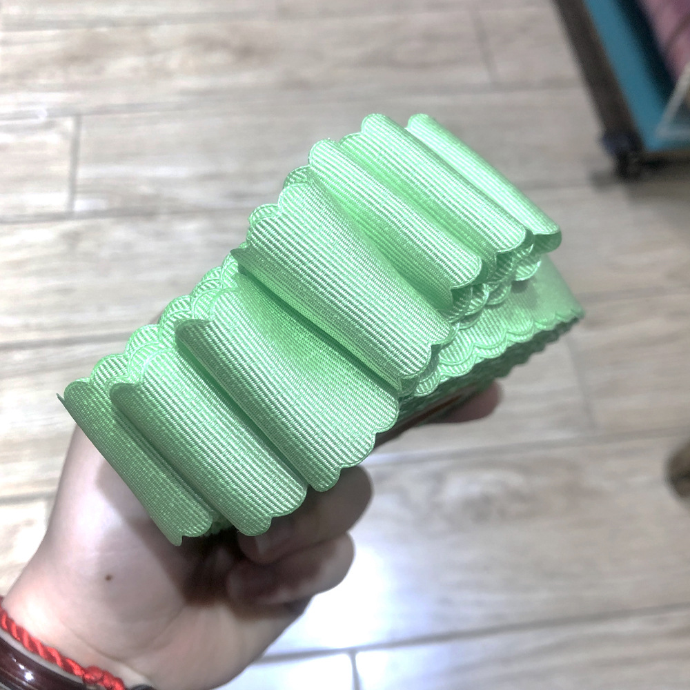 South Korea Imported Wave Lace Ribbed Band Handmade DIY Hair Bow Material Clothing Hat Belt Accessories South Korea Imported Wave Lace Ribbed Band Handmade DIY Hair Bow Material Clothing Hat Belt Accessories