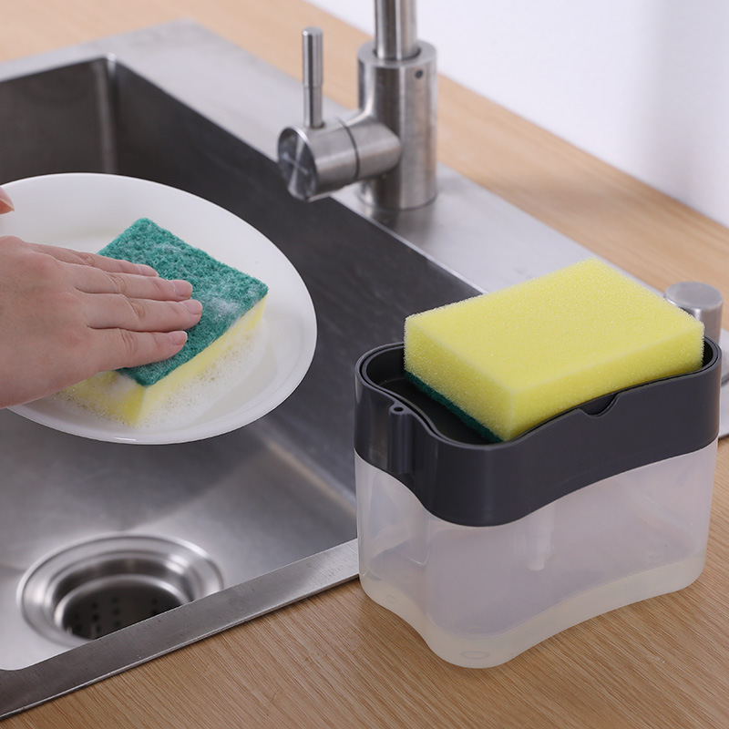 Liquid Box Automatic Filling Injector Area Type Automatic Liquid Outlet Box Scouring Pad Dish Brush Soap Lye Box