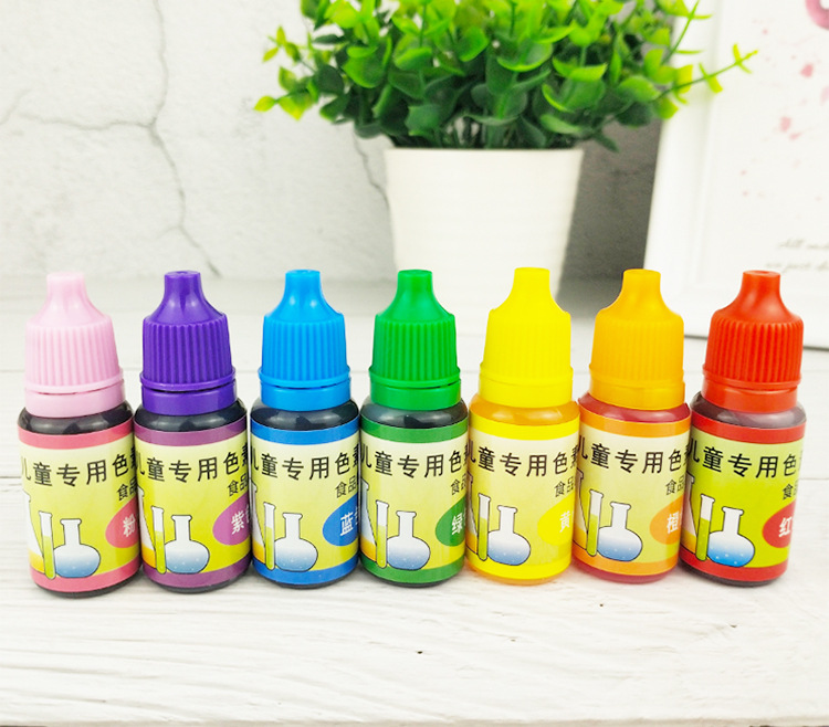 Children 'S Science Experiment Food Grade Pigment Water Soluble Pigment Plasticene Slim Handmade Soap Colorant 20ml