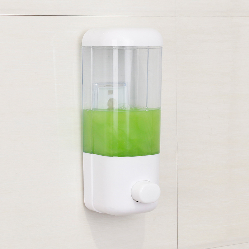 Cross-Border Wall-Mounted Manual Soap Dispenser 500ml Hotel Economical Soap Dispenser Wall-Mounted Disinfectant Bottle
