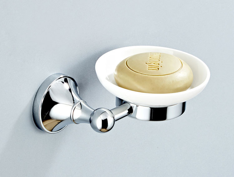 Plated Single Butterfly Soap Holder Ceramic Butterfly Bathroom Hardware Bathroom Pendant Can Be One Piece Dropshipping
