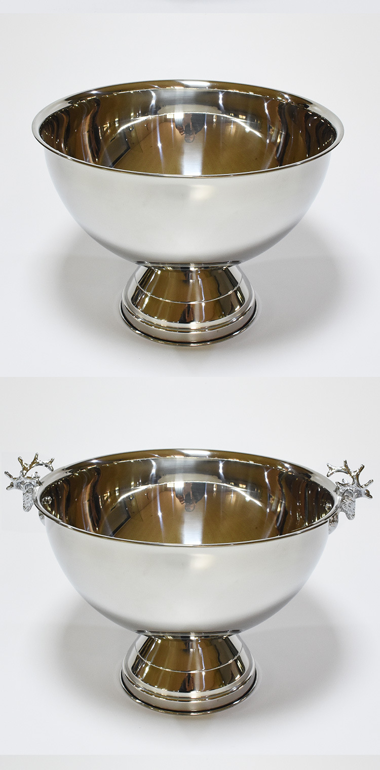 12L Large Capacity Stainless Steel Champagne Basin Party Picnic Commonly Used Cold Storage Beer Drink Ice Bucket 12L Large Capacity Stainless Steel Champagne Basin Party Picnic Commonly Used Cold Storage Beer Drink Ice Bucket