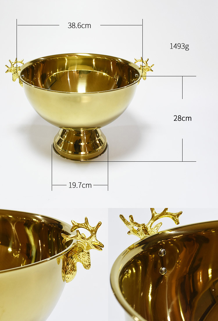 12L Large Capacity Stainless Steel Champagne Basin Party Picnic Commonly Used Cold Storage Beer Drink Ice Bucket 12L Large Capacity Stainless Steel Champagne Basin Party Picnic Commonly Used Cold Storage Beer Drink Ice Bucket