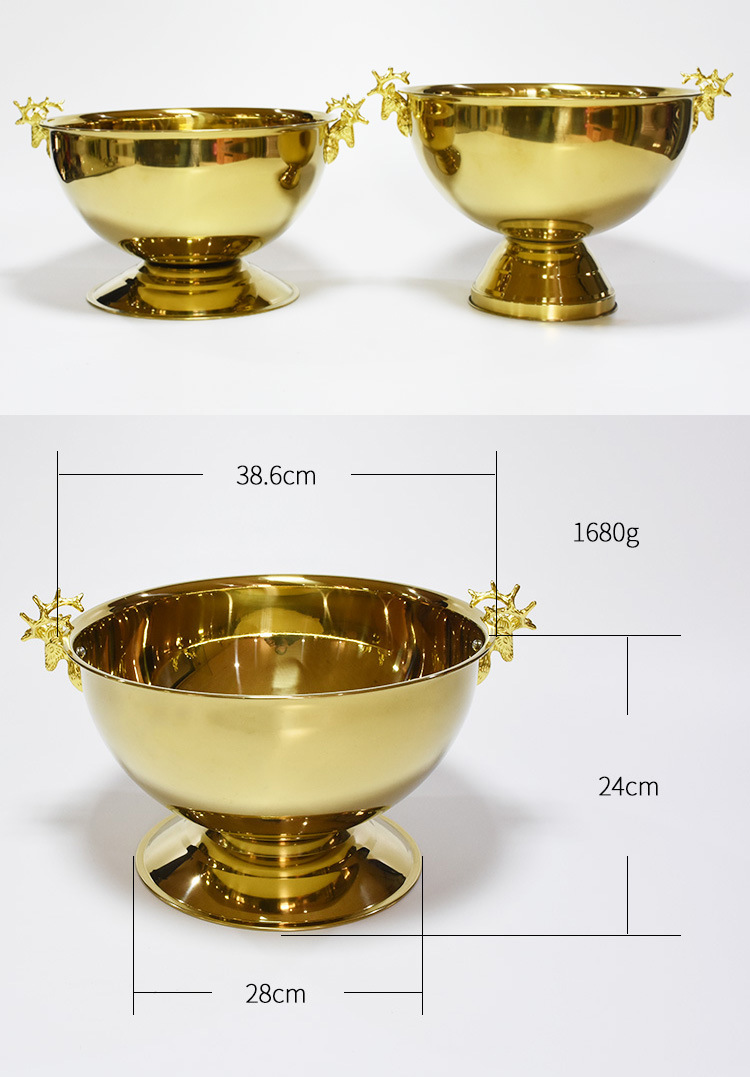 12L Large Capacity Stainless Steel Champagne Basin Party Picnic Commonly Used Cold Storage Beer Drink Ice Bucket 12L Large Capacity Stainless Steel Champagne Basin Party Picnic Commonly Used Cold Storage Beer Drink Ice Bucket