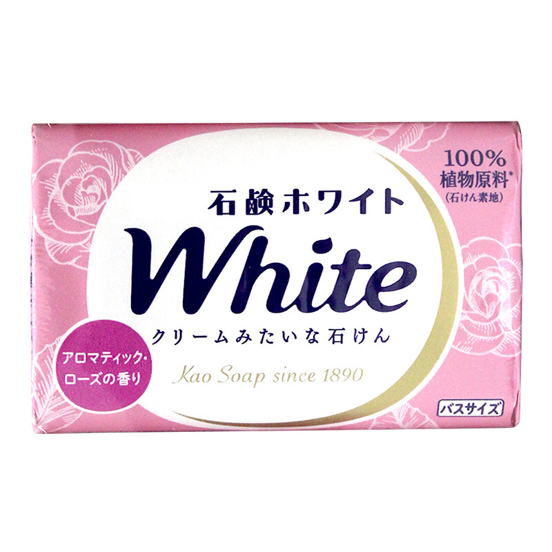 Kao Flower King Soap Imported from Japan Rose Flavor Milk Flavor 130G * 3 Skin Care Soap