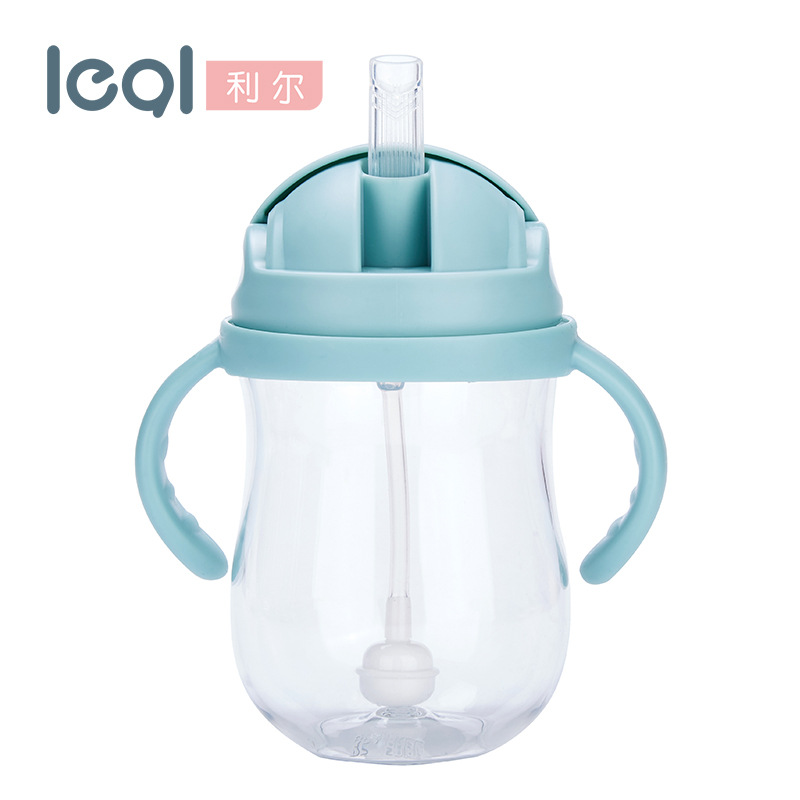 AntiInflation Newborn Feeding Bottle Choke Proof Silicone Straw Cup Baby Drink Learning Cup Feeding Bottle Manufacturer