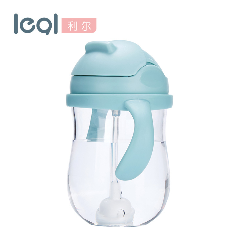 AntiInflation Newborn Feeding Bottle Choke Proof Silicone Straw Cup Baby Drink Learning Cup Feeding Bottle Manufacturer