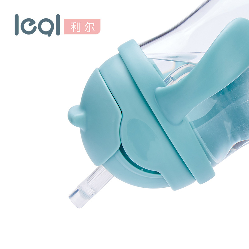 AntiInflation Newborn Feeding Bottle Choke Proof Silicone Straw Cup Baby Drink Learning Cup Feeding Bottle Manufacturer