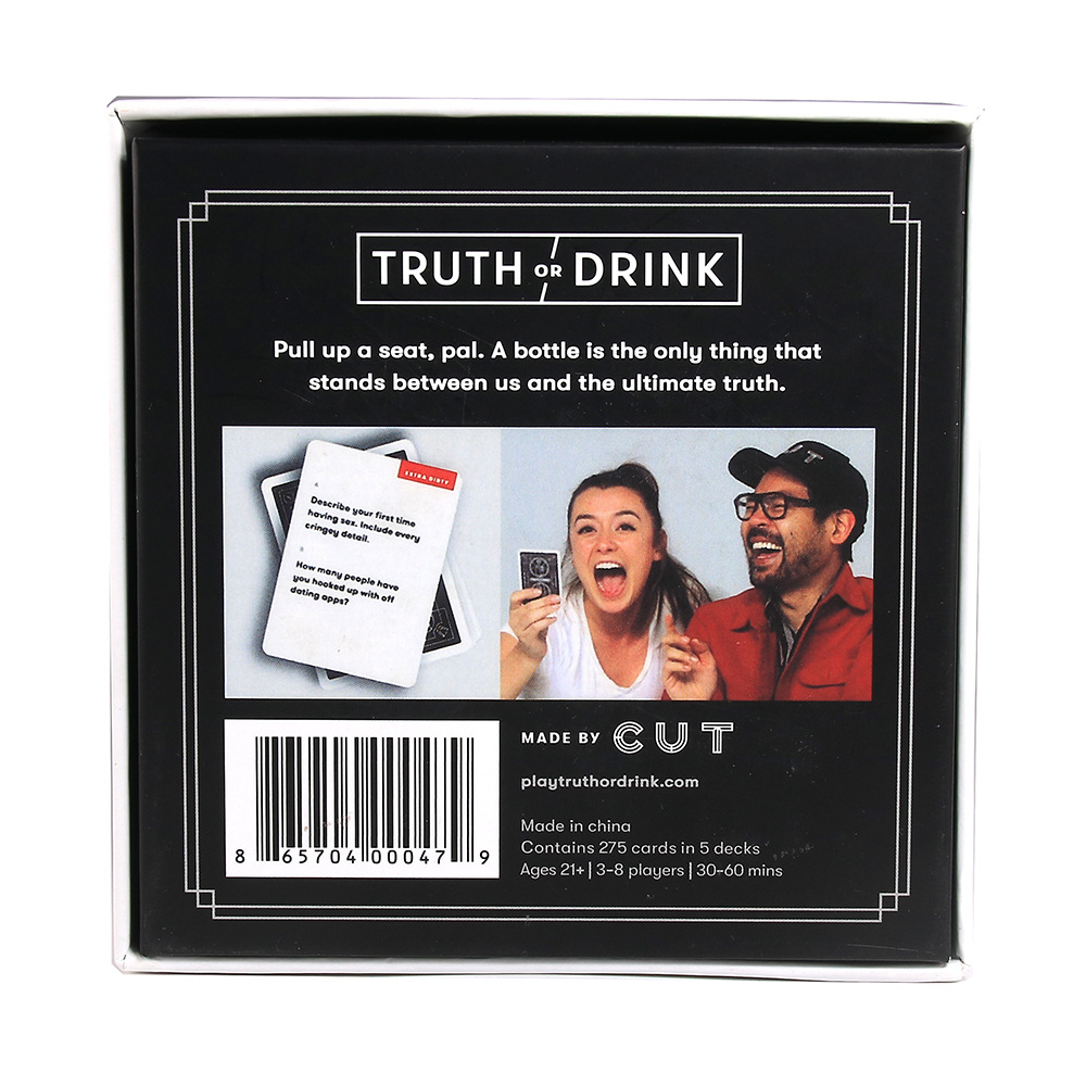 Do Or Drink-Do Or Drink in English-Party Game Card University Beat That Game Card