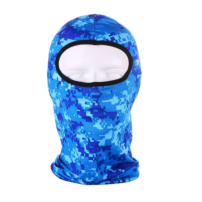 Summer Outdoor Sports Riding Hat Ice Silk Sunscreen Mask Bicycle Motorcycle Windproof Dustproof Mask Sleeve Cap