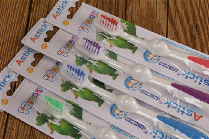 Family boxed children toothbrush toothbrush toothbrush ASTICK elastic filament