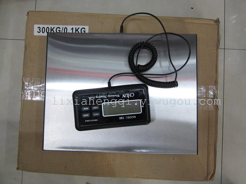 Mail scale stainless steel countertop electronic scale small platform scale weighing 150 kilograms of household scale