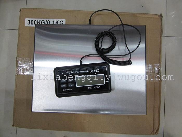 Mail scale stainless steel countertop electronic scale small platform scale weighing 150 kilograms of household scale