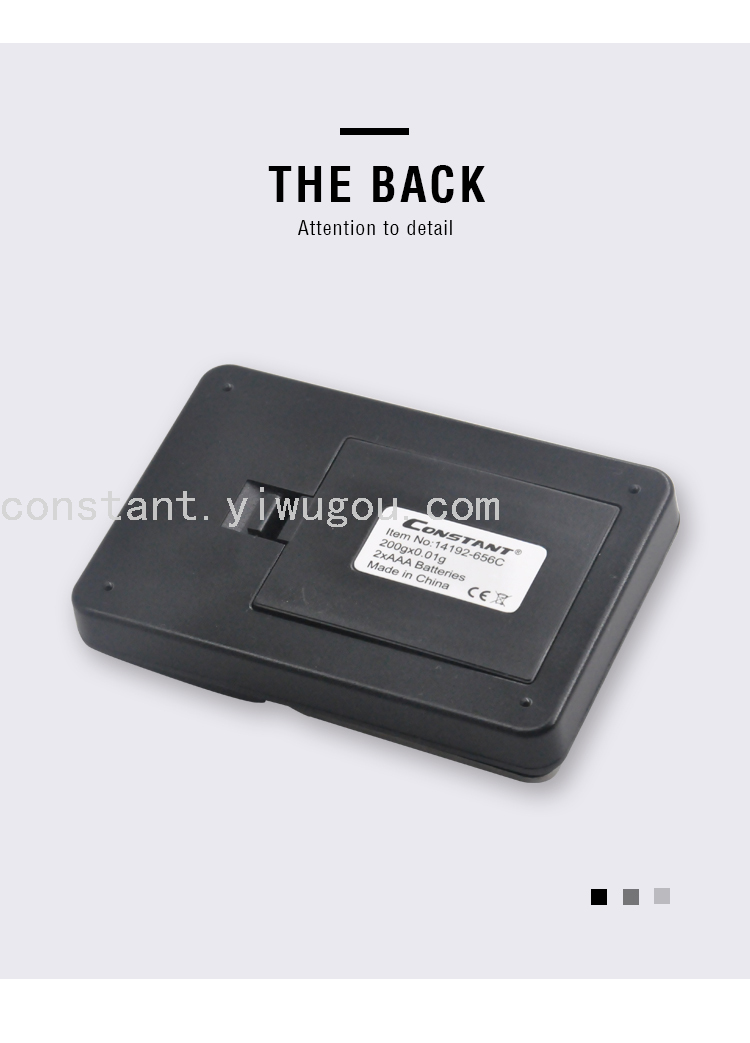 [Constant-656C] Electronic Scale Gold Jewelry Gram Weighing Scale Food High-Precision Kitchen Baking Scale Jewelry Scale