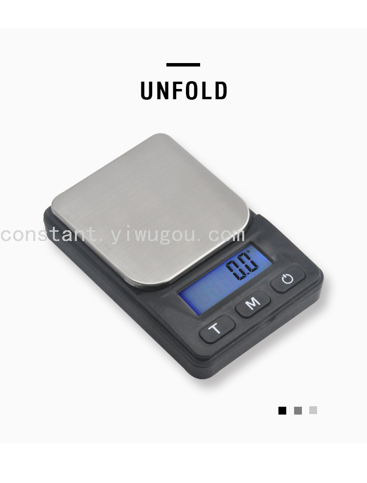 [Constant-656C] Electronic Scale Gold Jewelry Gram Weighing Scale Food High-Precision Kitchen Baking Scale Jewelry Scale