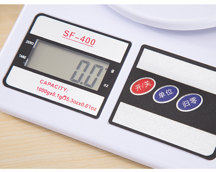Cross-Border Labeling Kitchen Electronic Scale SF-400 Plastic Kitchen Scale 5...
