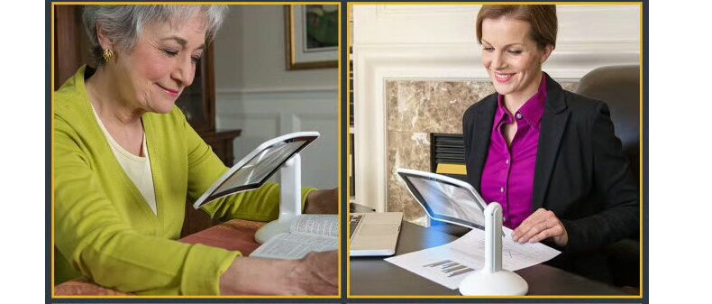 LED screen magnifier reading glasses 180 degrees rotating bracket LED screen magnifier reading glasses 180 degrees rotating bracket
