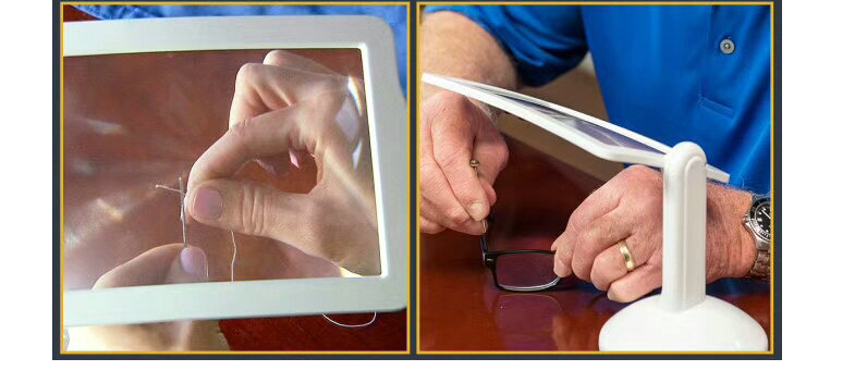 LED screen magnifier reading glasses 180 degrees rotating bracket LED screen magnifier reading glasses 180 degrees rotating bracket