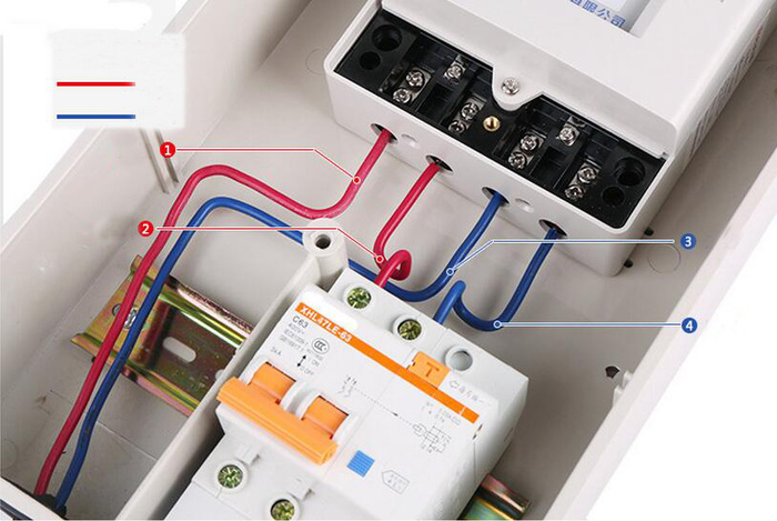 Electronic Single-Phase Watt-Hour Meter LED Screen Electronic Meter Meter Electronic Single-Phase Watt-Hour Meter LED Screen Electronic Meter Meter