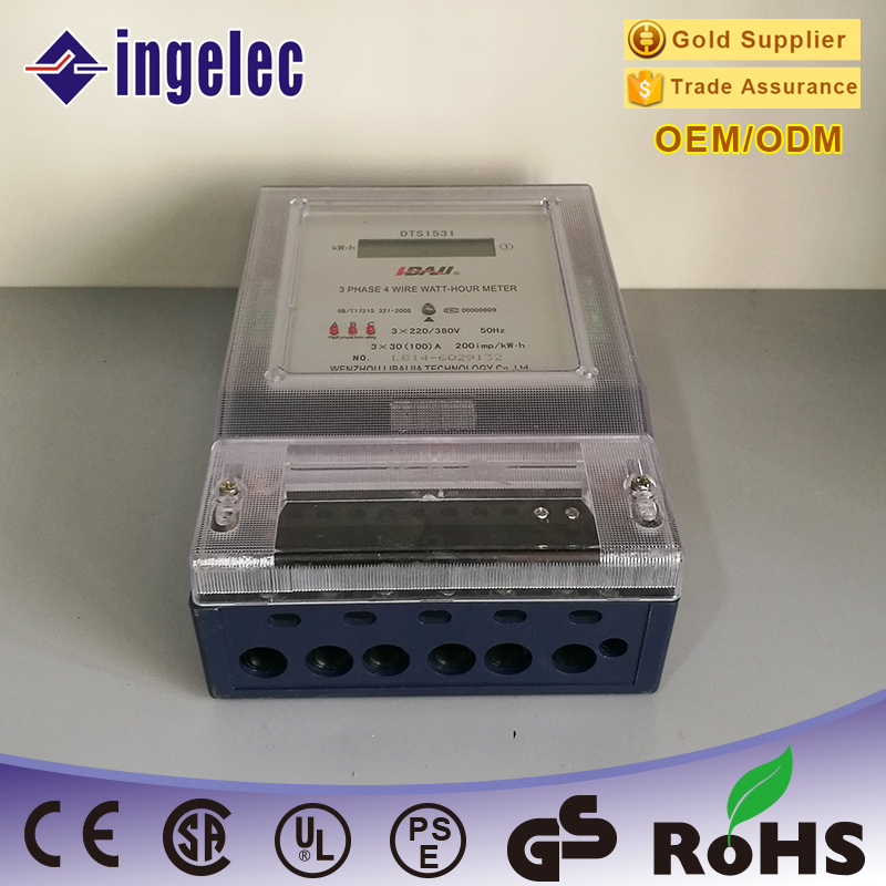 Factory Price Wholesale Electronic Single-Phase Watt-Hour Meter LED Screen Electronic Meter Meter