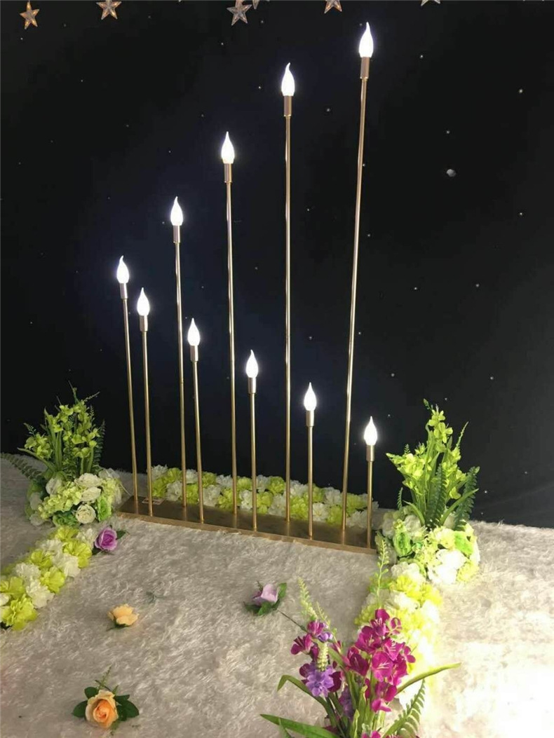 Wedding Props 10-Head Starlight Road Lead Light Wedding Hall Venue Layout Decoration Reed Lamp Decoration Wedding Props 10-Head Starlight Road Lead Light Wedding Hall Venue Layout Decoration Reed Lamp Decoration