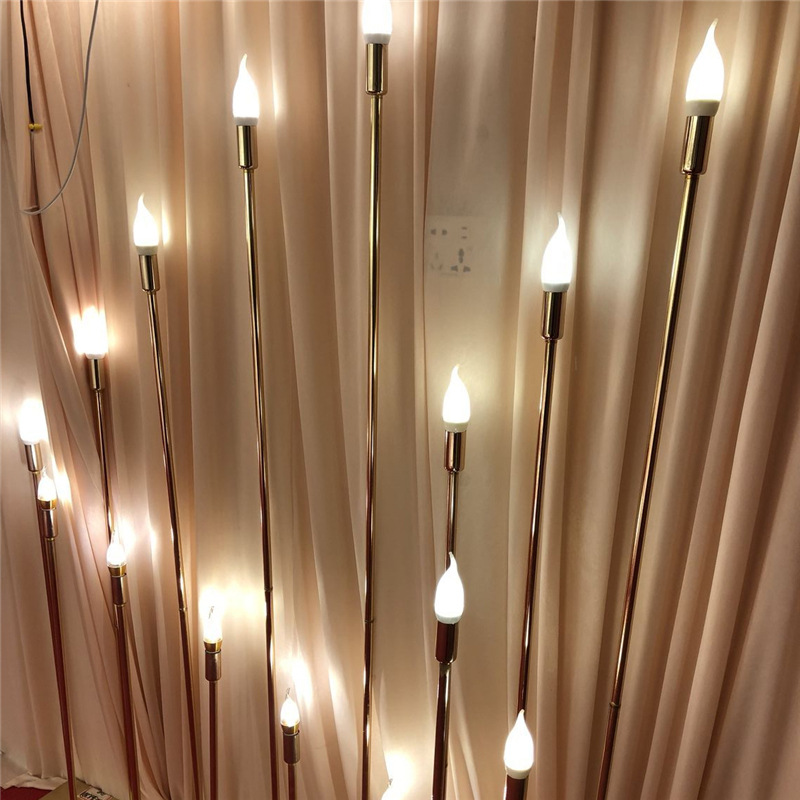 Wedding Props 10-Head Starlight Road Lead Light Wedding Hall Venue Layout Decoration Reed Lamp Decoration Wedding Props 10-Head Starlight Road Lead Light Wedding Hall Venue Layout Decoration Reed Lamp Decoration