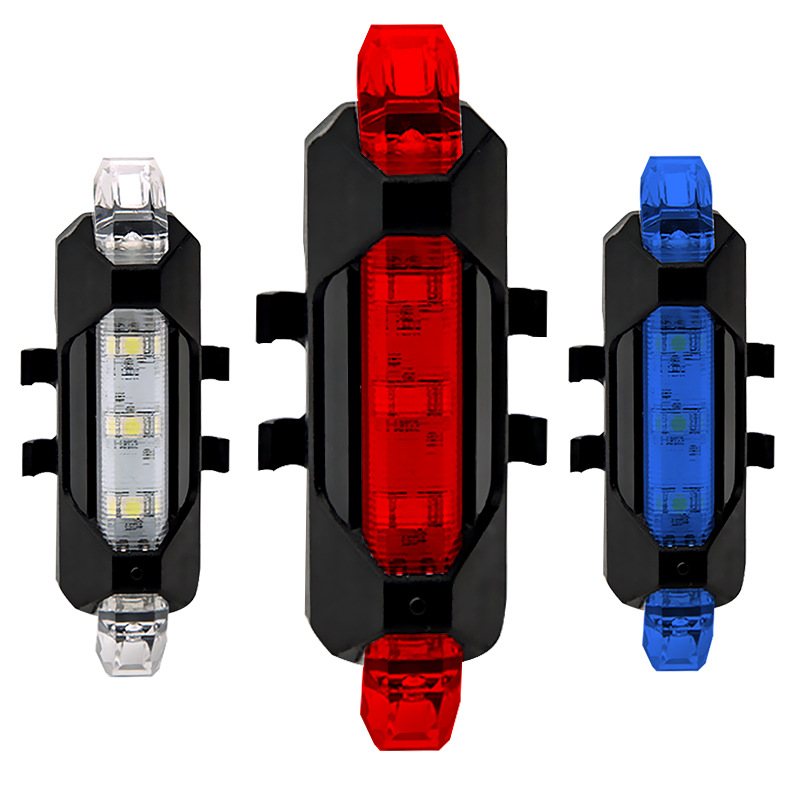 Bicycle Light USB Charging Led Warning Lamp Night Riding Bicycle Tail Light Mountain Bike Riding Equipment