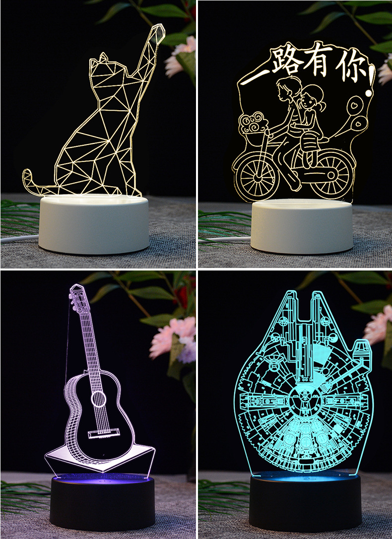 New Exotic Creative Children Cartoon Gift 3D Table Lamp New Exotic Electronic Bedside Induction Led Small Night Lamp New Exotic Creative Children Cartoon Gift 3D Table Lamp New Exotic Electronic Bedside Induction Led Small Night Lamp