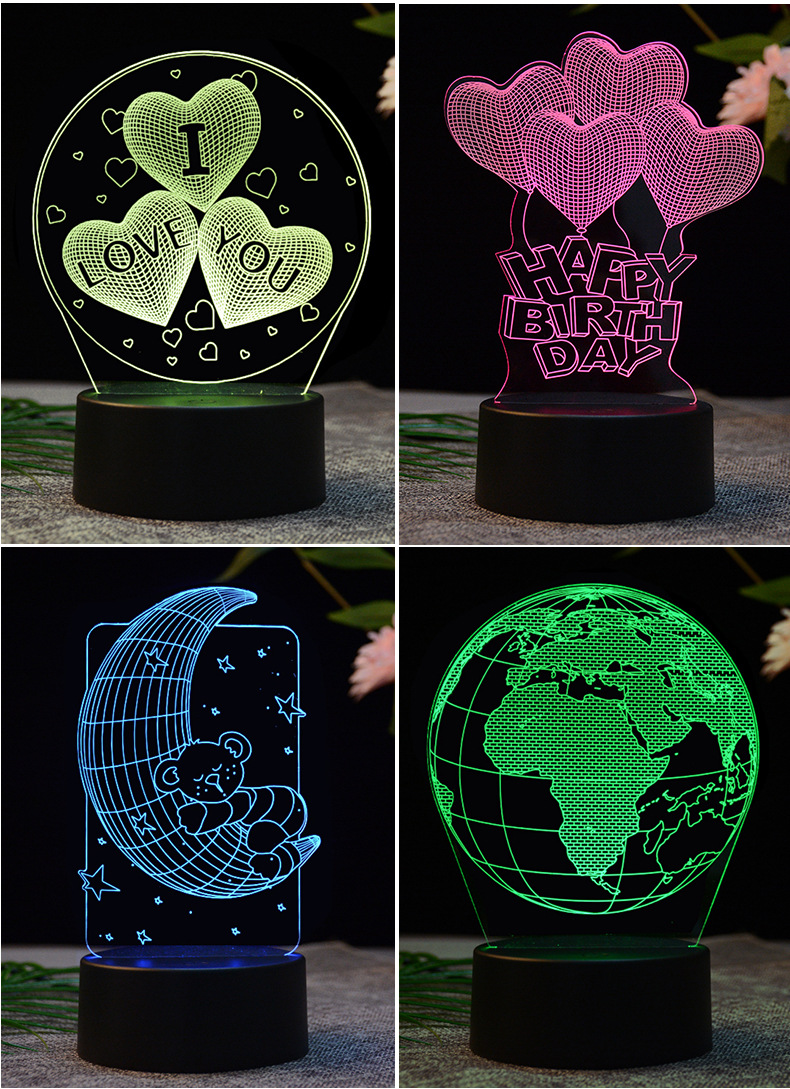 New Exotic Creative Children Cartoon Gift 3D Table Lamp New Exotic Electronic Bedside Induction Led Small Night Lamp New Exotic Creative Children Cartoon Gift 3D Table Lamp New Exotic Electronic Bedside Induction Led Small Night Lamp