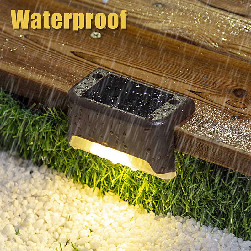 Cross-Border Solar Outdoor Yard Lamp Stair Wall Lamp Step Light Step Light Led Lead Street Lamp Waterproof Lighting