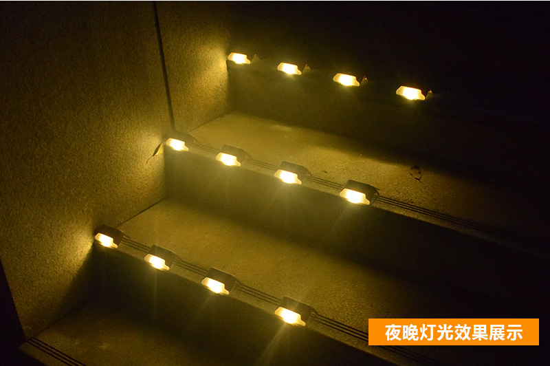 Cross-Border Solar Outdoor Yard Lamp Stair Wall Lamp Step Light Step Light Led Lead Street Lamp Waterproof Lighting Cross-Border Solar Outdoor Yard Lamp Stair Wall Lamp Step Light Step Light Led Lead Street Lamp Waterproof Lighting
