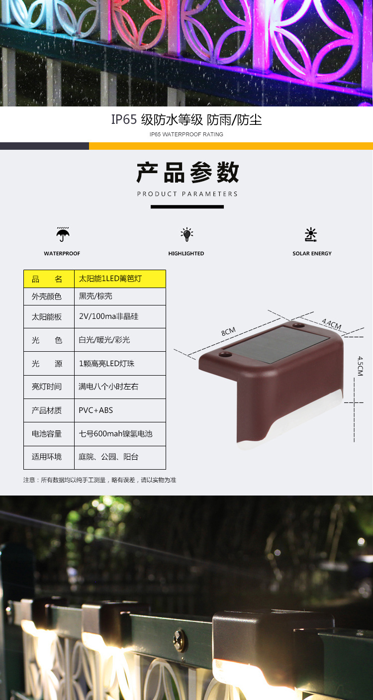 Milky White Cover Solar Outdoor Yard Lamp Stair Wall Lamp Step Light Step Light Led Lead Street Lamp Waterproof Lighting Milky White Cover Solar Outdoor Yard Lamp Stair Wall Lamp Step Light Step Light Led Lead Street Lamp Waterproof Lighting